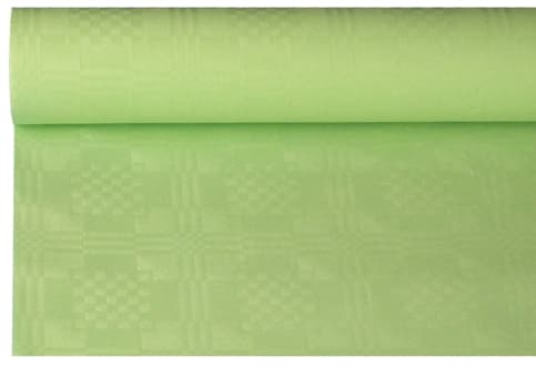 Papstar Damast-Tischdecke, (B)1,2 X (L)8 M, Pastellgrün
