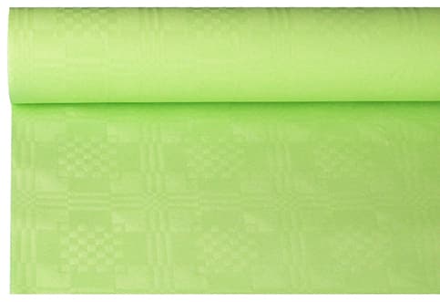 Papstar Damast-Tischdecke, (B)1,2 X (L)8 M, Limonengrün