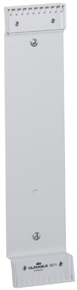 Durable Wandhalter Function, Für 10 Sichttafeln Din A4, Grau