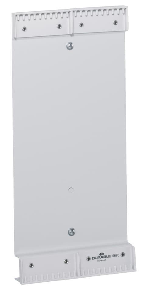 Durable Wandhalter Function, Für 20 Sichttafeln Din A4, Grau