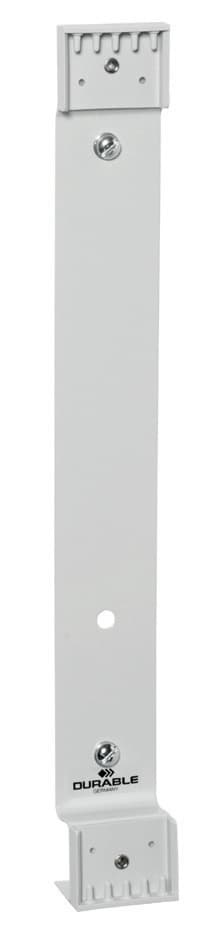 Durable Wandhalter Function, Für 5 Sichttafeln Din A4, Grau