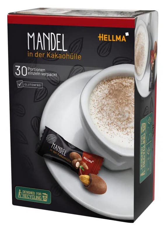 Hellma Mandeln In Kakaohülle, Genießerbox