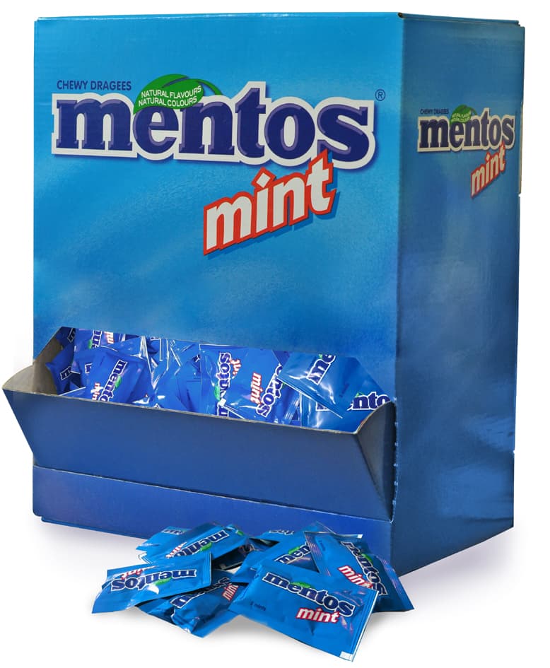 Mentos Kaubonbon Mints Duo, Im Displaykarton