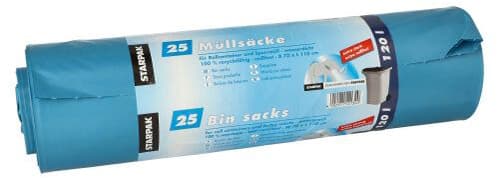 Starpak Müllsäcke Ldpe, 60 Liter, Blau