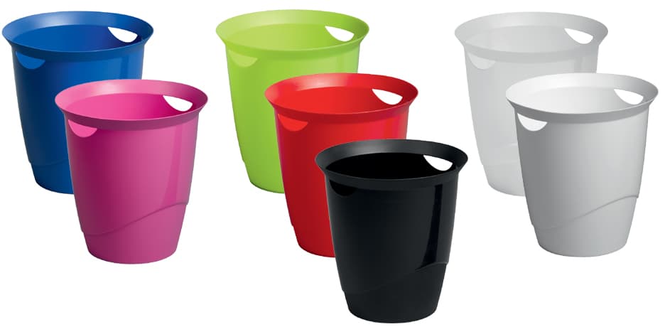 Durable Papierkorb Trend, 16 Liter, Rund, Grün