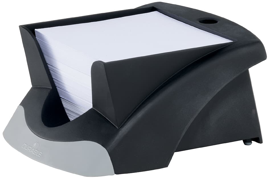 Durable Zettelbox Note Box Vegas, Schwarz/Silber
