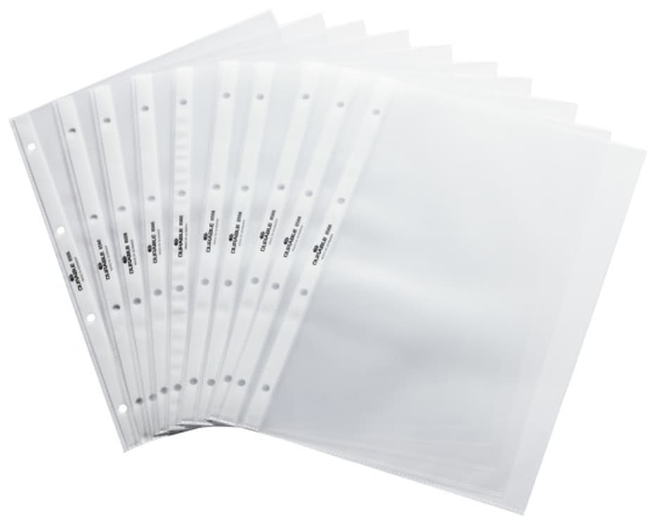 Durable Tisch-Flipchart, A4 Quer, Schwarz, Inkl. 10 Hüllen