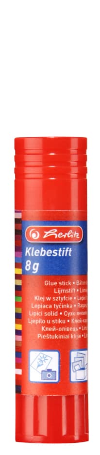 Herlitz Klebestift, 8 G, Lösungsmittelfrei, Farblos