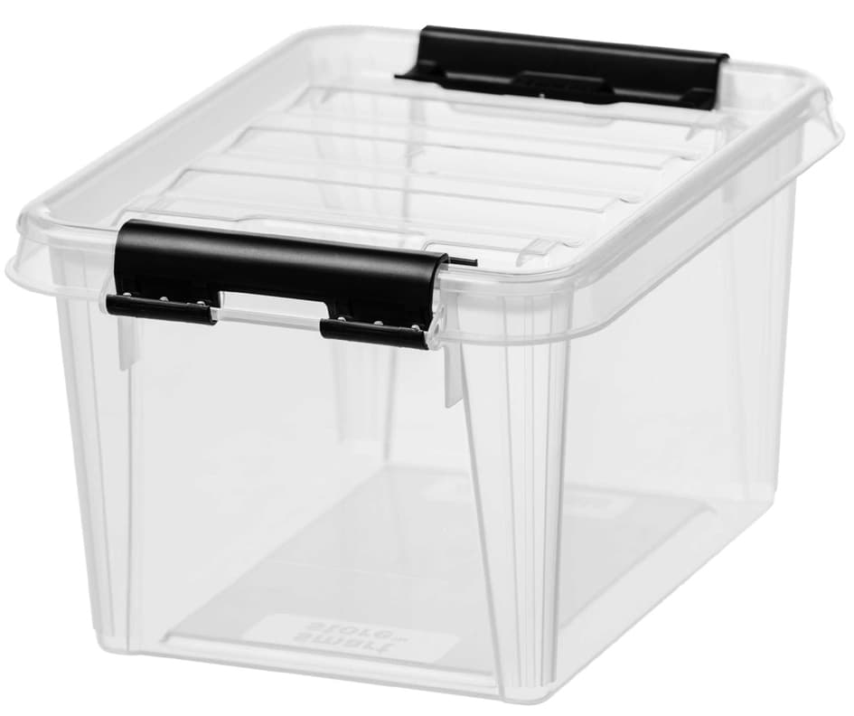 Smartstore Aufbewahrungsbox Classic 1,5 L, Clips: Schwarz