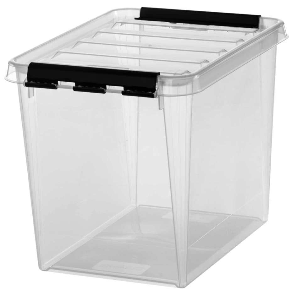 Smartstore Aufbewahrungsbox Classic 13 L, Clips: Schwarz