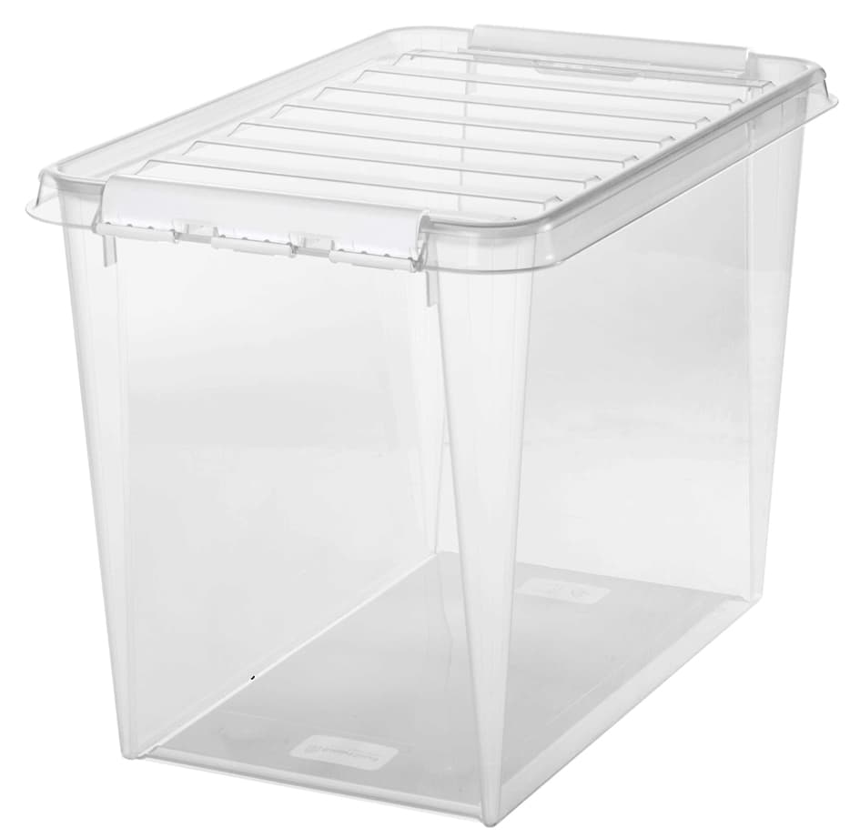 Smartstore Aufbewahrungsbox Classic 66 L, Clips: Weiß