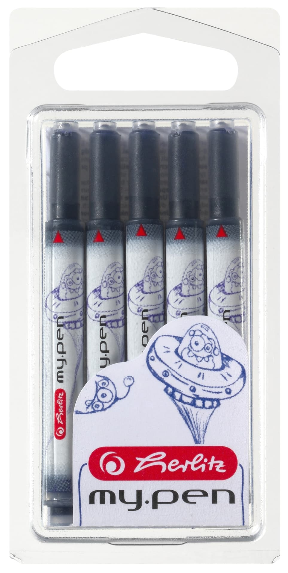 Herlitz Großraum-Tintenpatronen My.Pen, Königsblau
