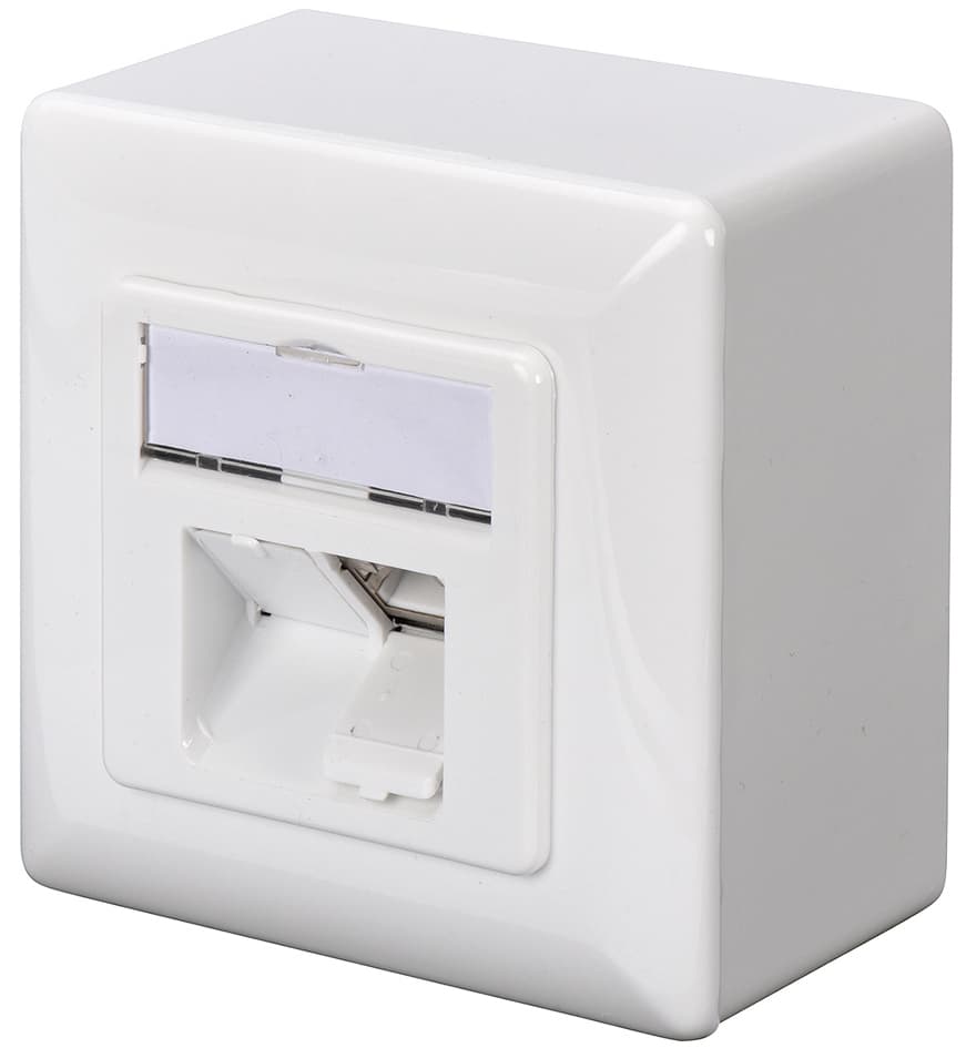 Digitus Aufputzdose Kat.5e, Klasse D, 2 X Rj45, Geschirmt