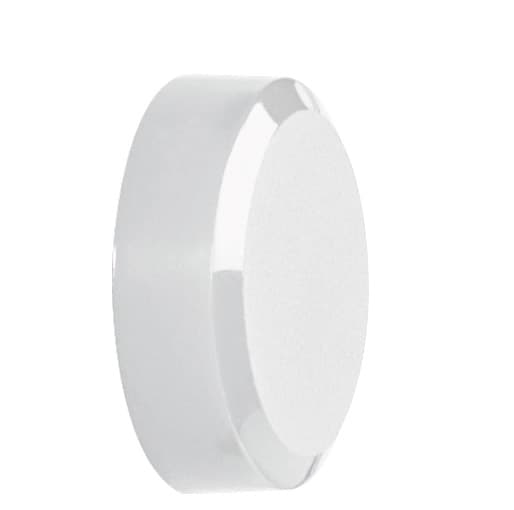 Maul Rundmagnet, Durchmesser: 20 Mm, Höhe: 8 Mm, Weiß