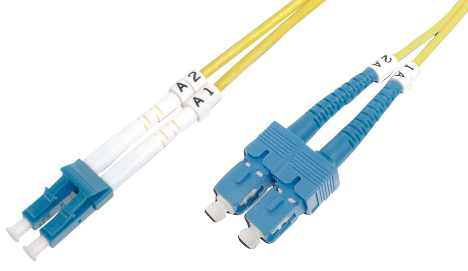 Digitus Lwl Patchkabel, Lc-Duplex - Sc-Duplex, Os2, 10,0 M