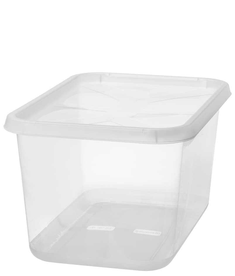 Smartstore Aufbewahrungsbox Basic M, 25 Liter, Transparent
