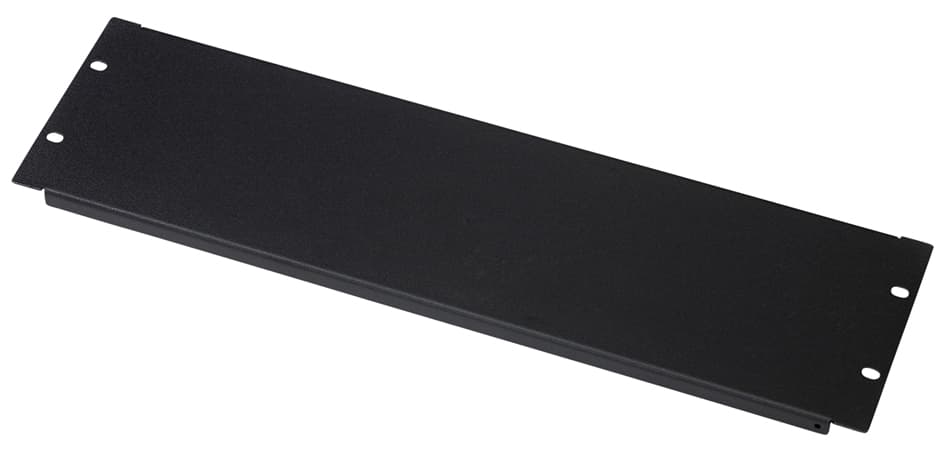 Digitus 19,  Blindplatte, 3 He, Schwarz (Ral 9005)