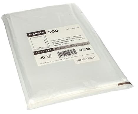 Starpak Flachbeutel, Maße: (B)300 X (H)500 Mm, Transparent