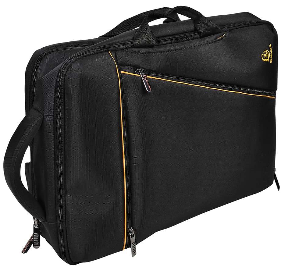 Exacompta Notebook-Tasche Dual Exactive, Polyester, Schwarz