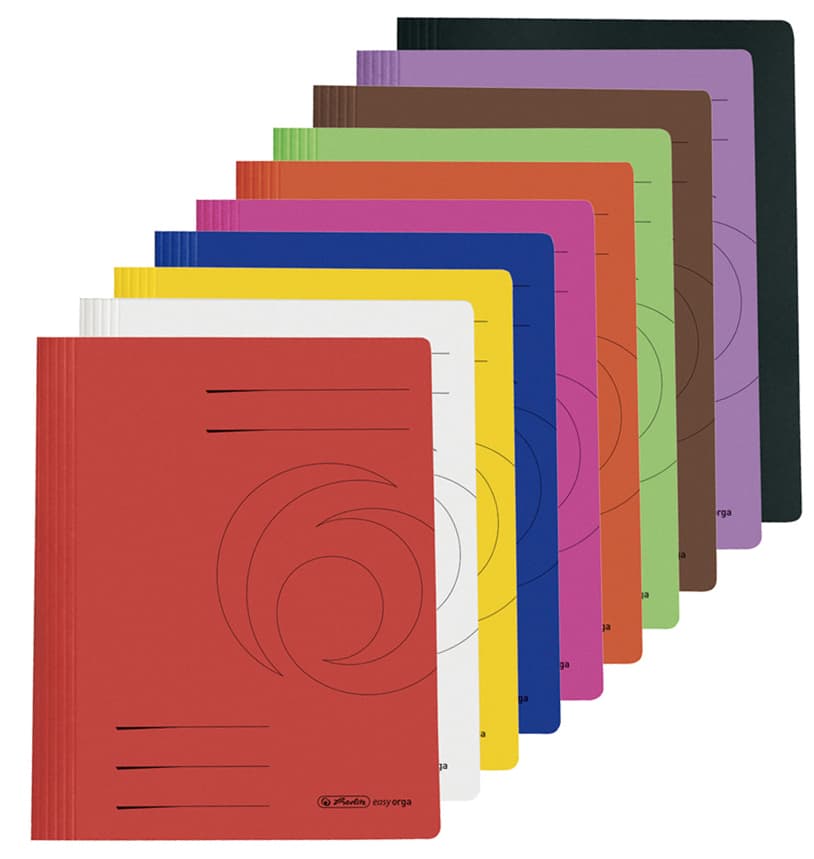 Herlitz Schnellhefter Easyorga, Din A4, Manilakarton, Farbig