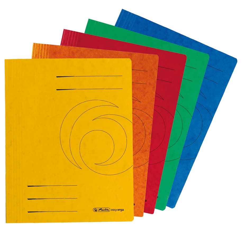 Herlitz Schnellhefter Easyorga, A4, Karton, Gelb