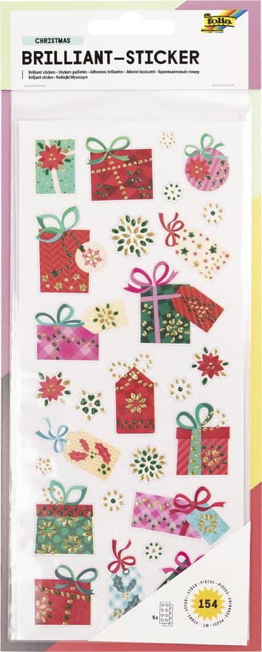 Folia Brilliant-Weihnachts-Sticker , Weihnachten,