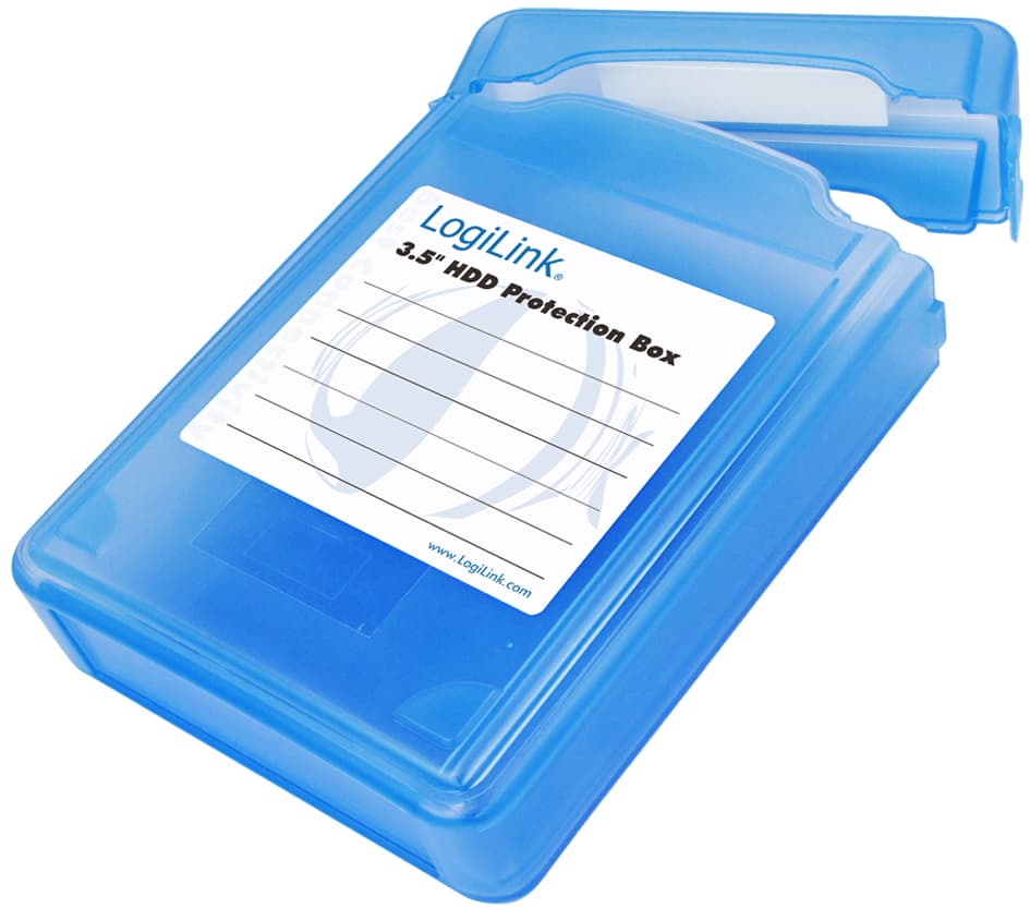 Logilink Hdd-Box Für 3,5,  Festplatten, Blau