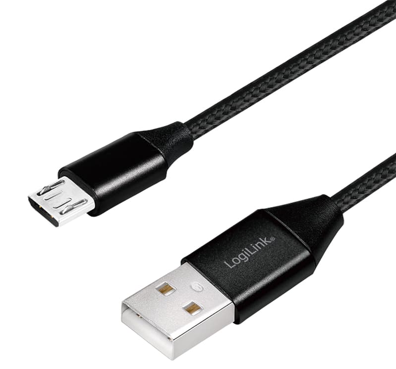 Logilink Usb 2.0 Kabel, Usb-A - Micro-Usb Stecker, 0,3 M