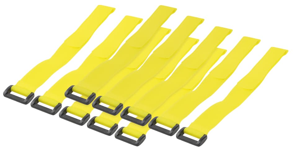 Logilink Klett-Kabelbinder, 300 X 20 Mm, Gelb