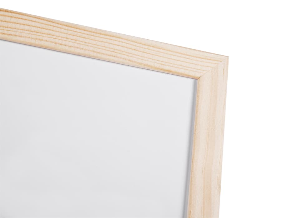 Bi-Office Weißwandtafel Mit Holzrahmen, 600 X 400 Mm