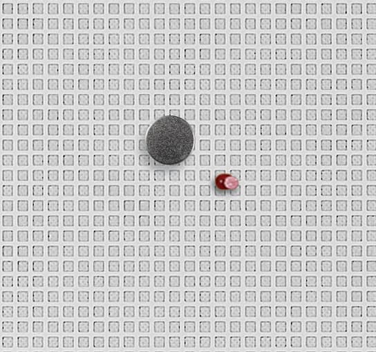 Bi-Office Kombitafel Maya, Filz / Stahlnetz, 1.200 X 900 Mm