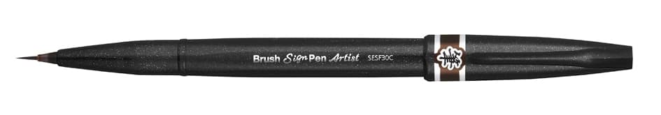 Pentelarts Pinselstift Sign Pen Artist, Braun