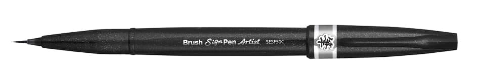Pentelarts Pinselstift Sign Pen Artist, Grau