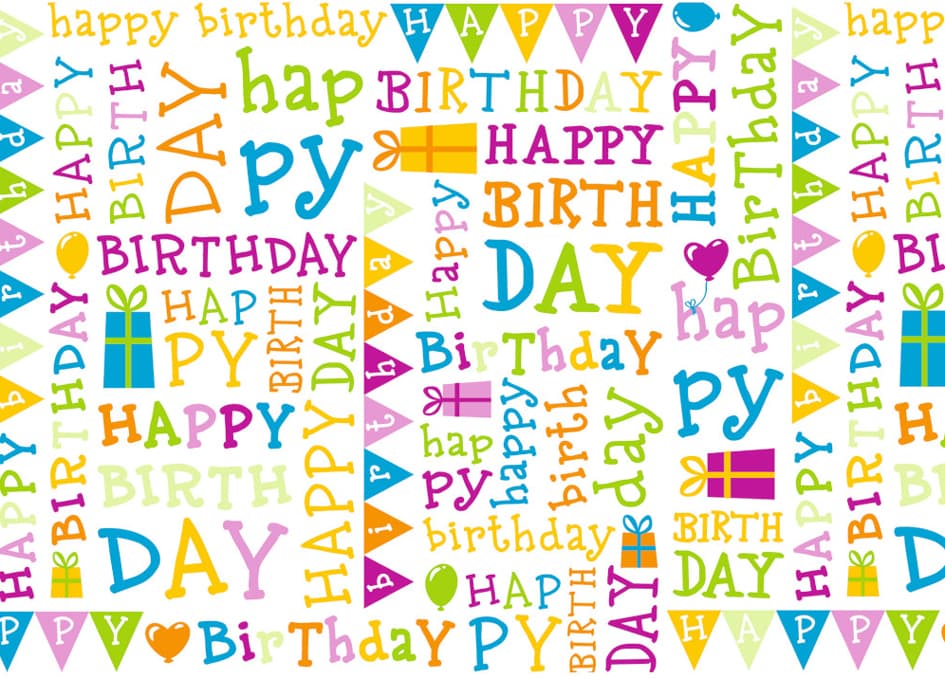 Susy Card Geschenkfolie , Birthday, , 30 My, Auf Rolle