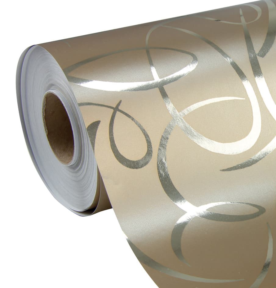 Clairefontaine Geschenkpapier , Arabesque Gold, , Secare-Rolle