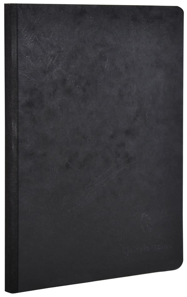 Clairefontaine Notizbuch Age Bag, Din A5, Blanko, Schwarz