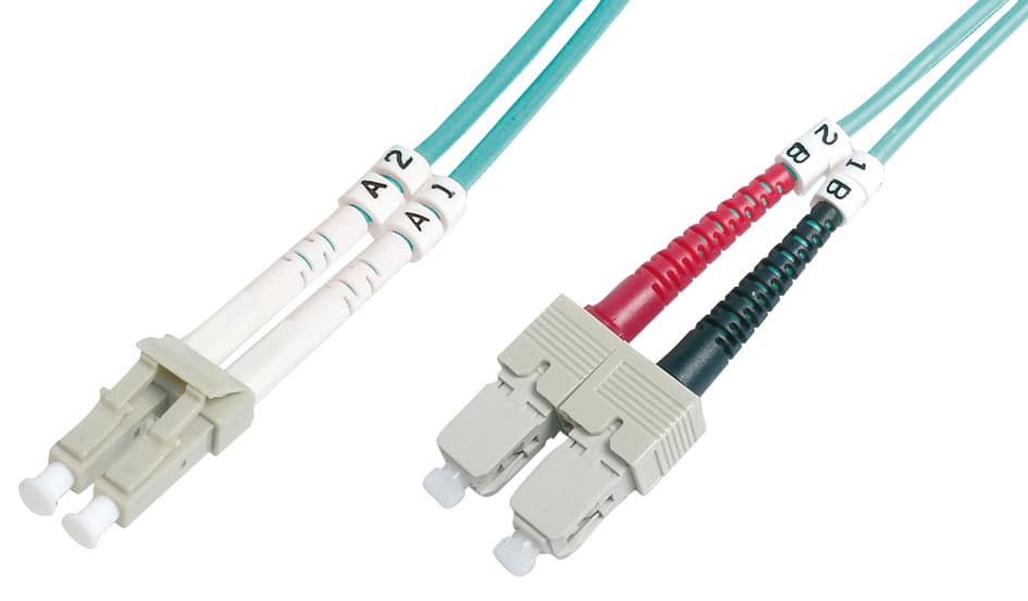 Digitus Lwl Patchkabel, Lc-Duplex - Sc-Duplex, Om3, 5,0 M