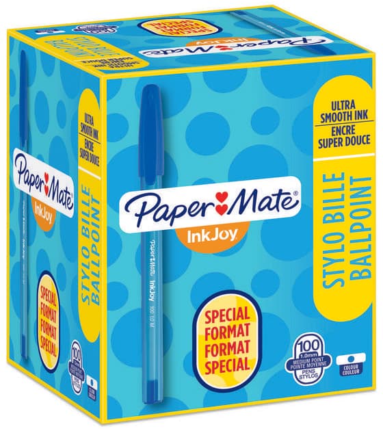 Paper:Mate Kugelschreiber Inkjoy 100, Value Pack, Blau