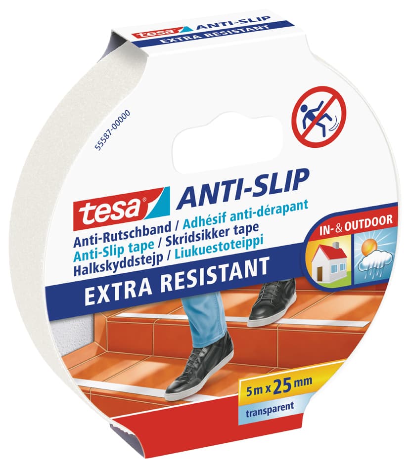 Tesa Anti-Rutschband, 50 Mm X 5,0 M, Schwarz