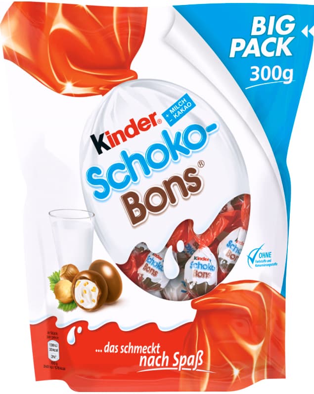 Kinder Schokobonbons Schoko-Bons, Big Pack 300 G
