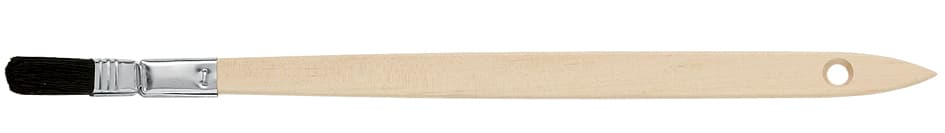 Westex Plattpinsel Schwarze Naturborste, 15 Mm, Gebogen