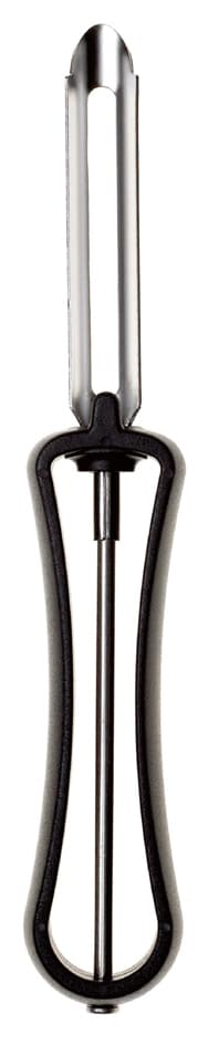 Gastromax Sparschäler, Bewegliche Klingen, Schwarz/Edelstahl