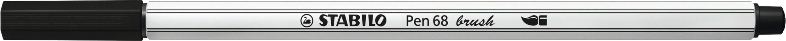 Stabilo Pinselstift Pen 68 Brush, Schwarz