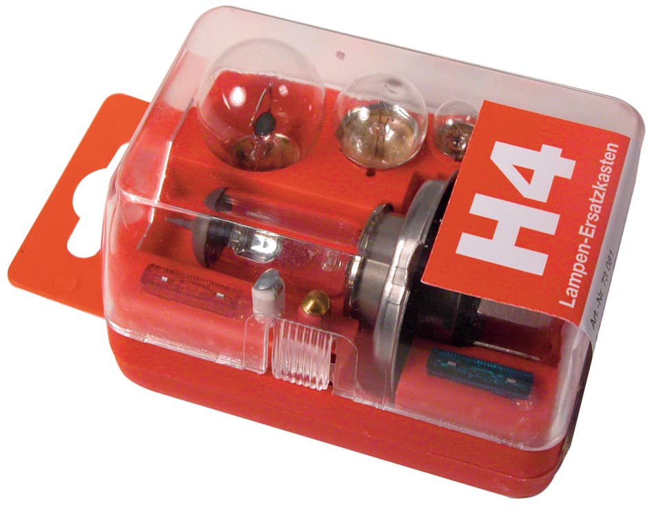Cartrend Kfz-Lampenersatzkasten H4, 8-Teilig