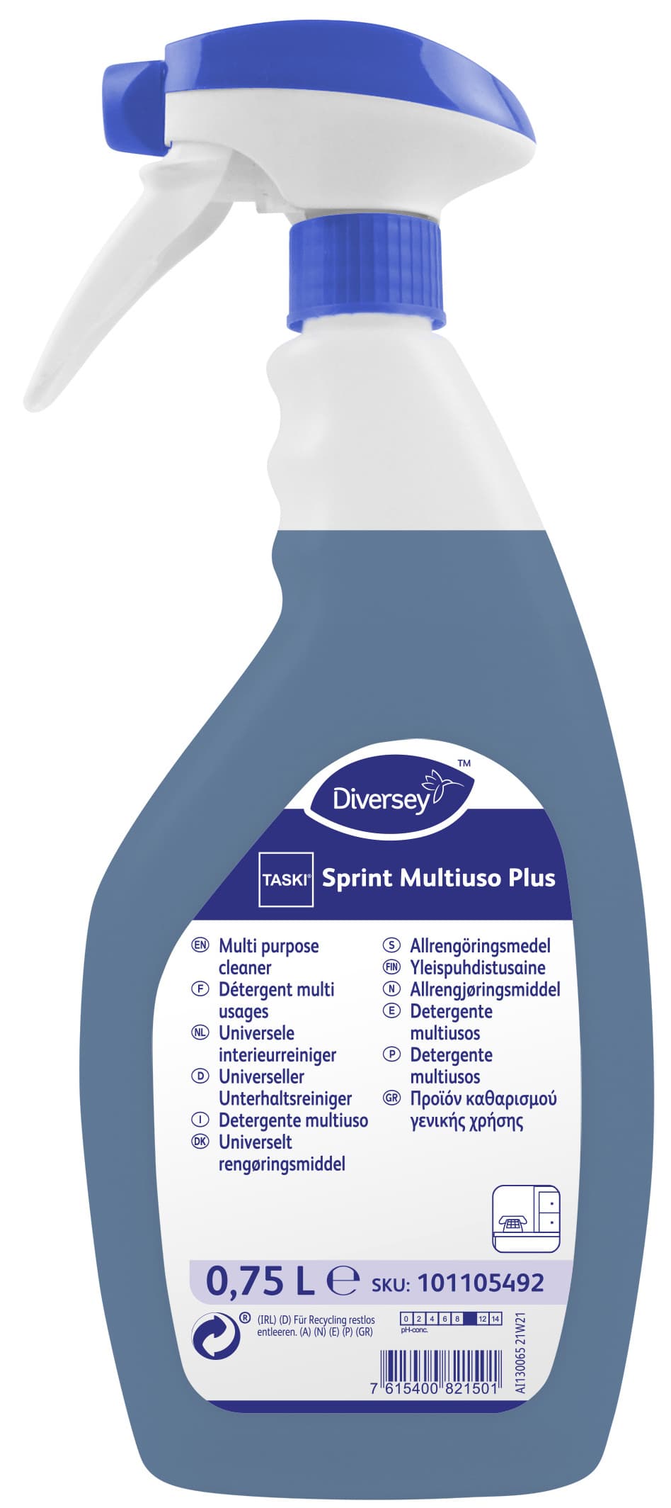 Taski Universeller Unterhaltsreiniger Sprint Multiuso Plus