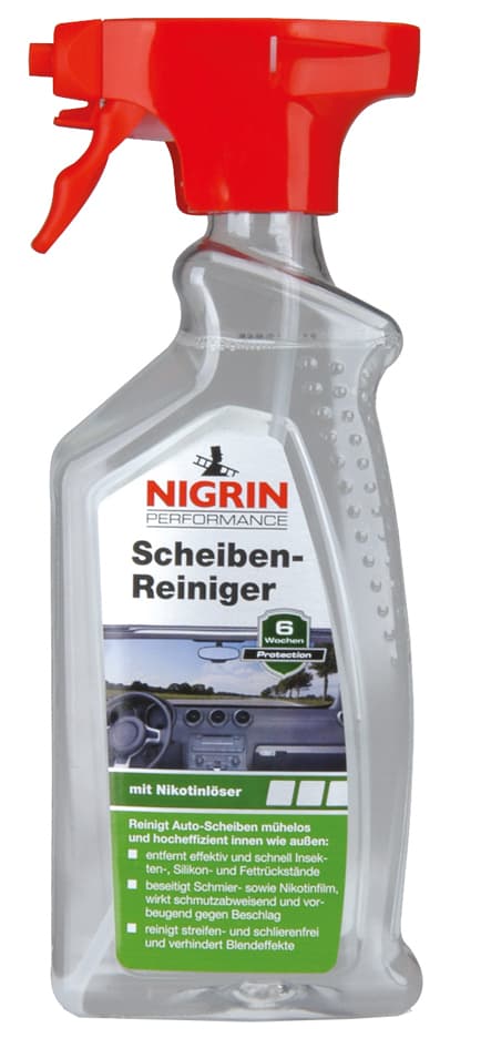 Nigrin Performance Scheibenreiniger Mit Nikotinlöser, 500 Ml