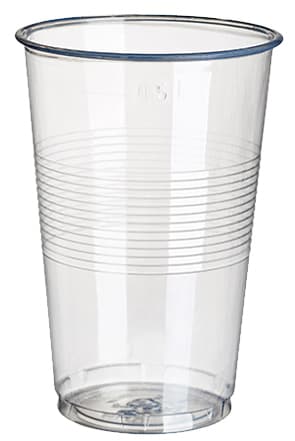 Starpak Kunststoff-Trinkbecher Pp, 0,3 L, Weiß, 100er