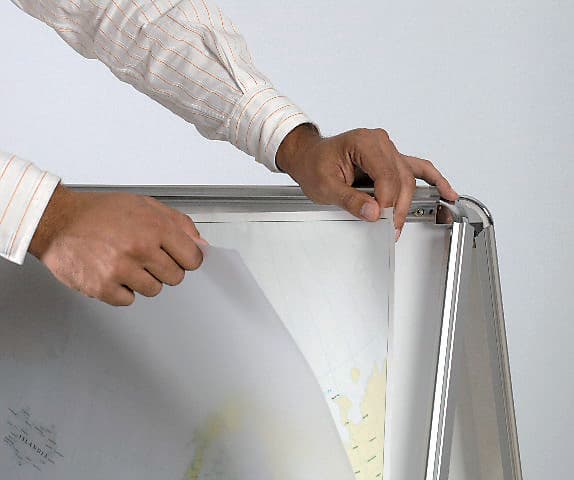 Bi-Office Plakatständer, Aluminiumrahmen, 461 X 884 Mm