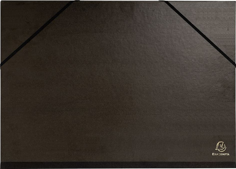 Exacompta Zeichnungsmappe, 320 X 450 Mm, Karton, Schwarz