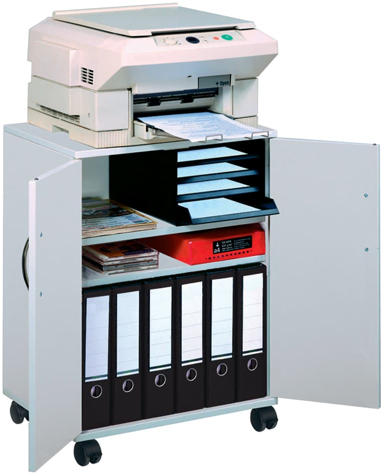 Durable Bürowagen , 74/53, , Geschlossen, 3 Fächer, Grau